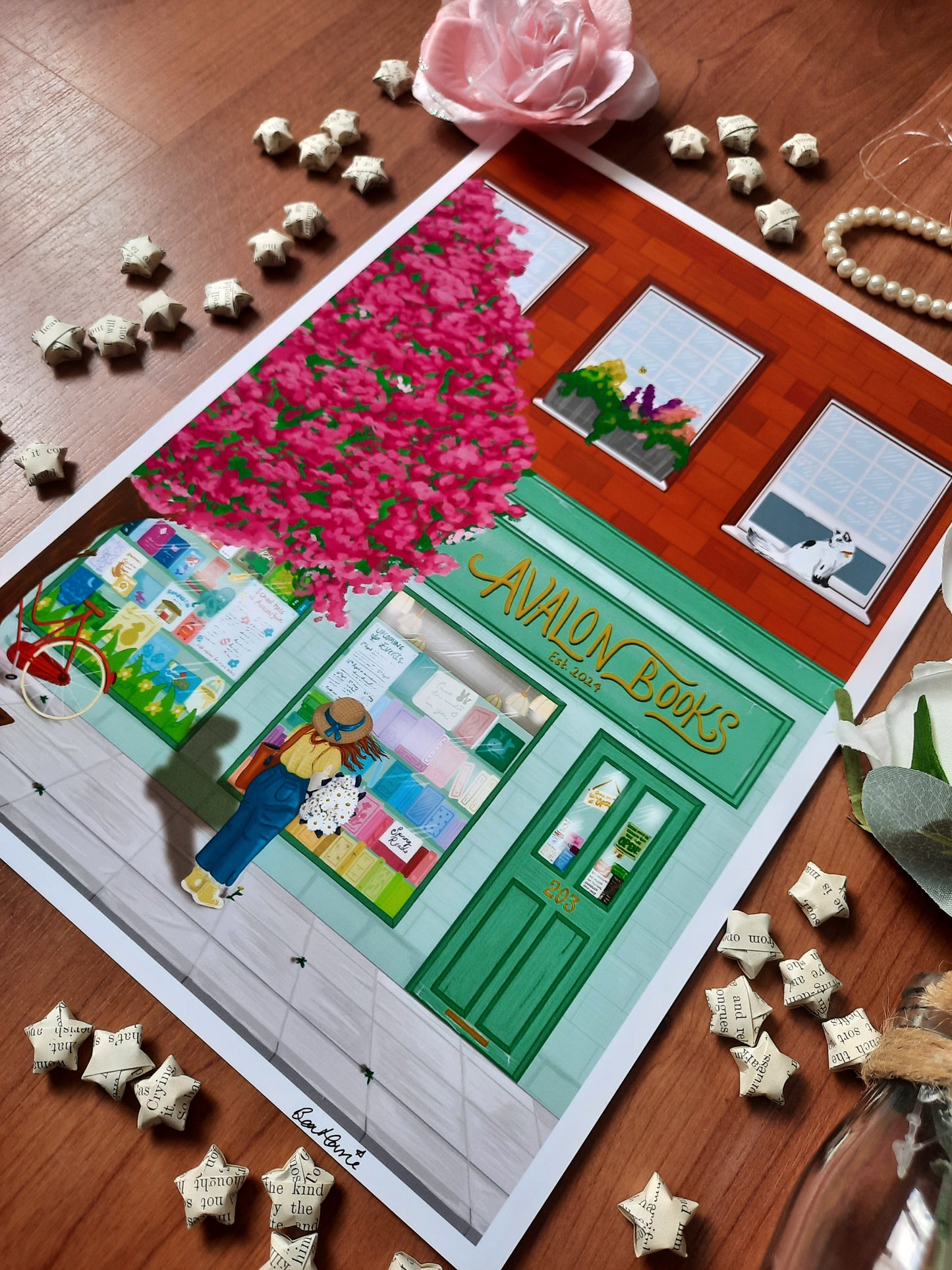Avalon Books - Art Print - Original Wall Art