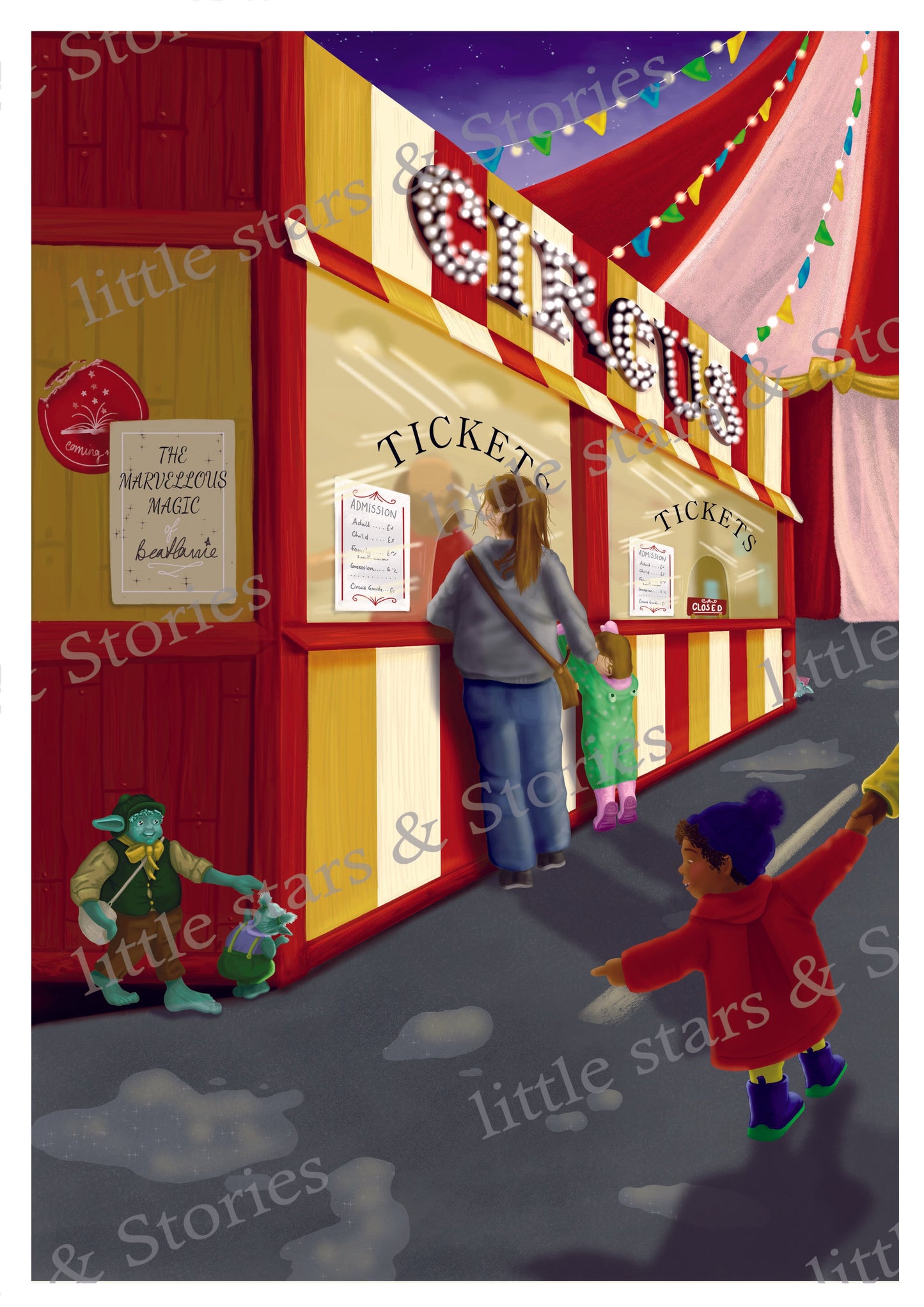 Welcome to the Circus - Art Print - Original Wall Art