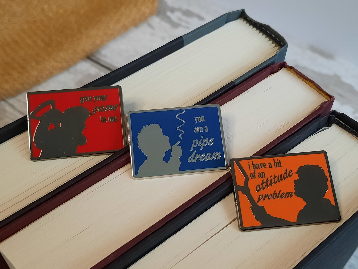 Attitude - Enamel Pin - Neil Josten - All For the Game/The Foxhole Court by Nora Sakavik
