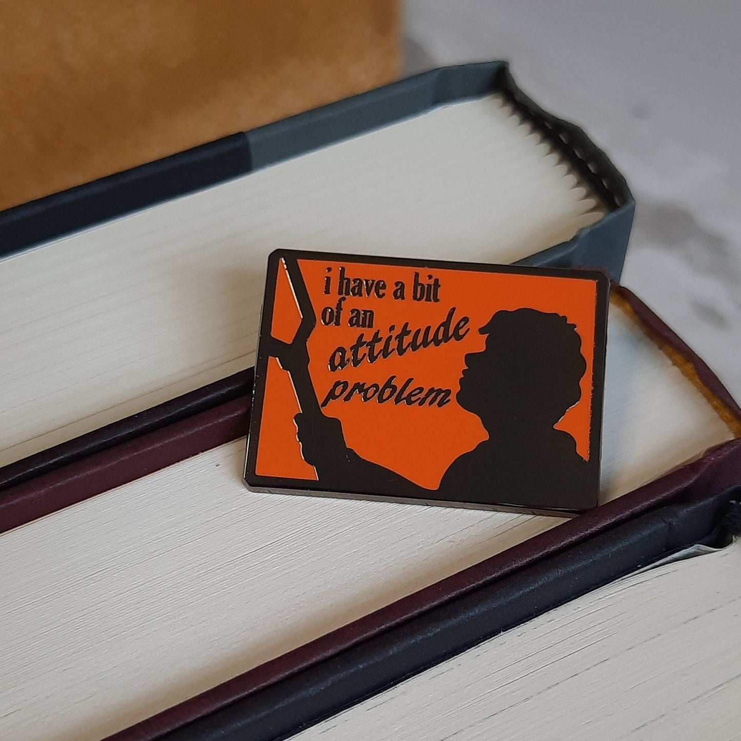 Attitude - Enamel Pin - Neil Josten - All For the Game/The Foxhole Court by Nora Sakavik