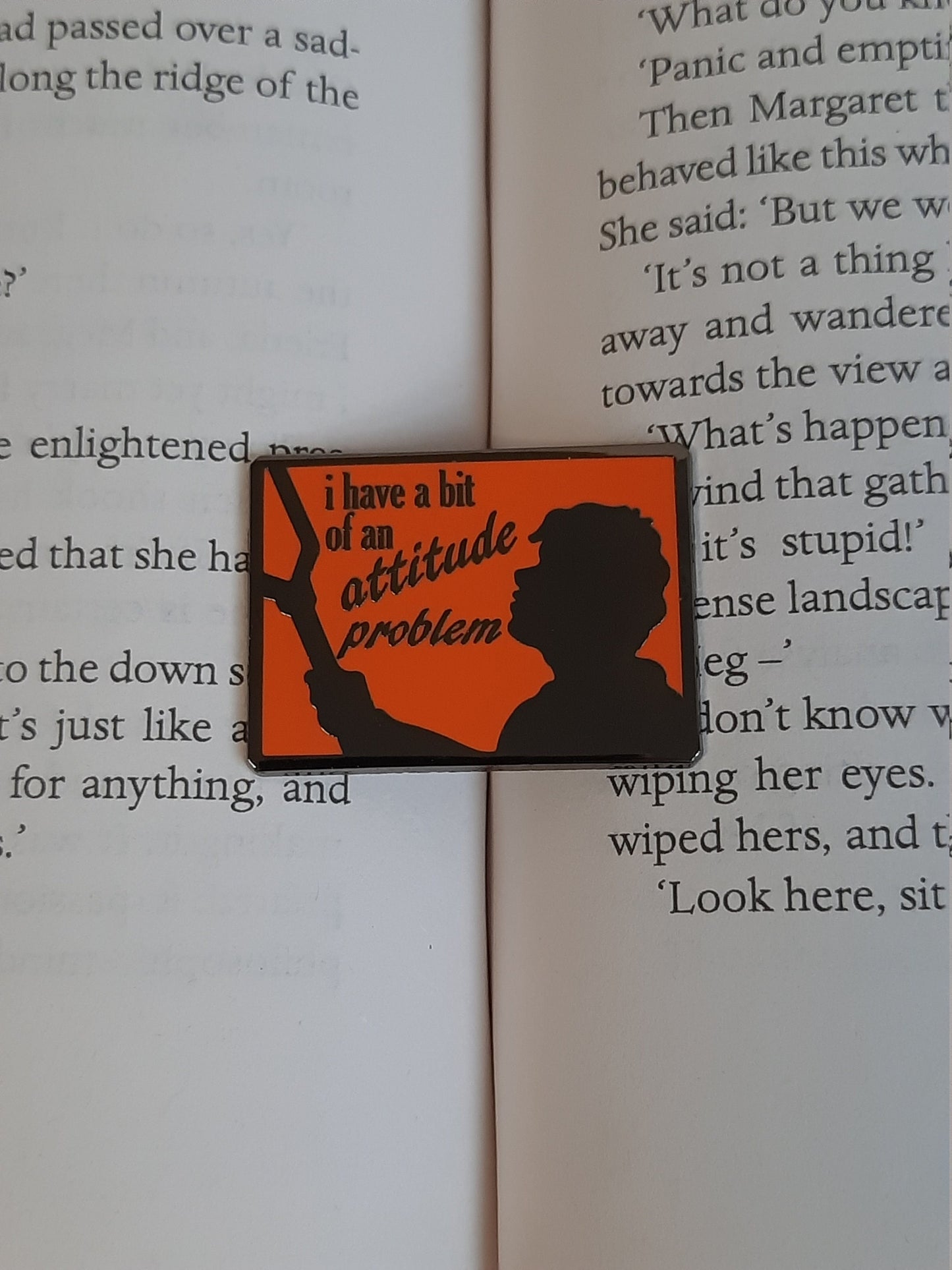 Attitude - Enamel Pin - Neil Josten - All For the Game/The Foxhole Court by Nora Sakavik