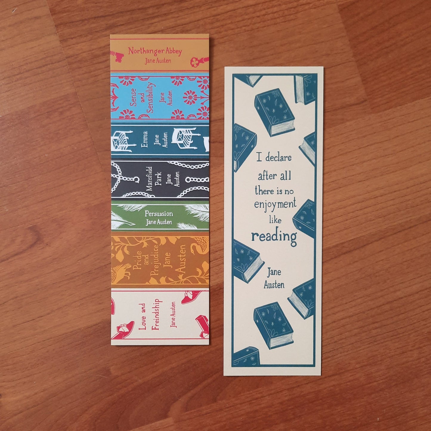 Jane Austen Bookstack - Bookmark - Clothbound Classic bookmark