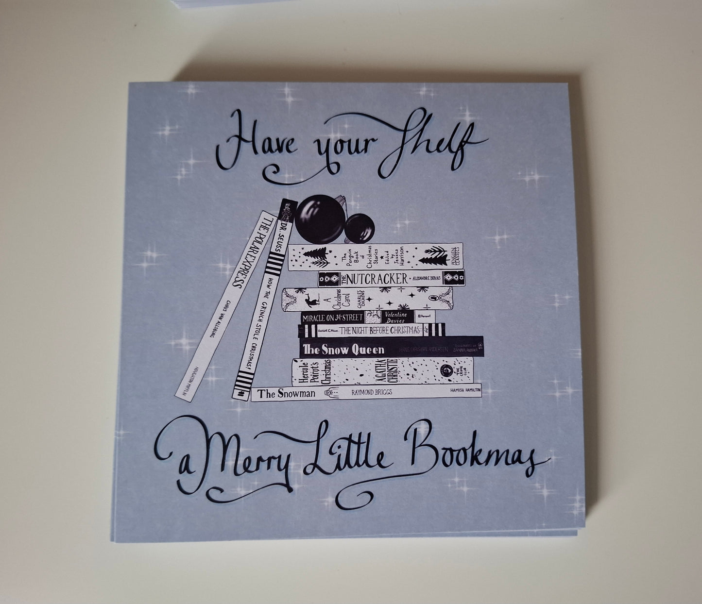 Have your shelf a merry little bookmas - Holiday Greeting Card