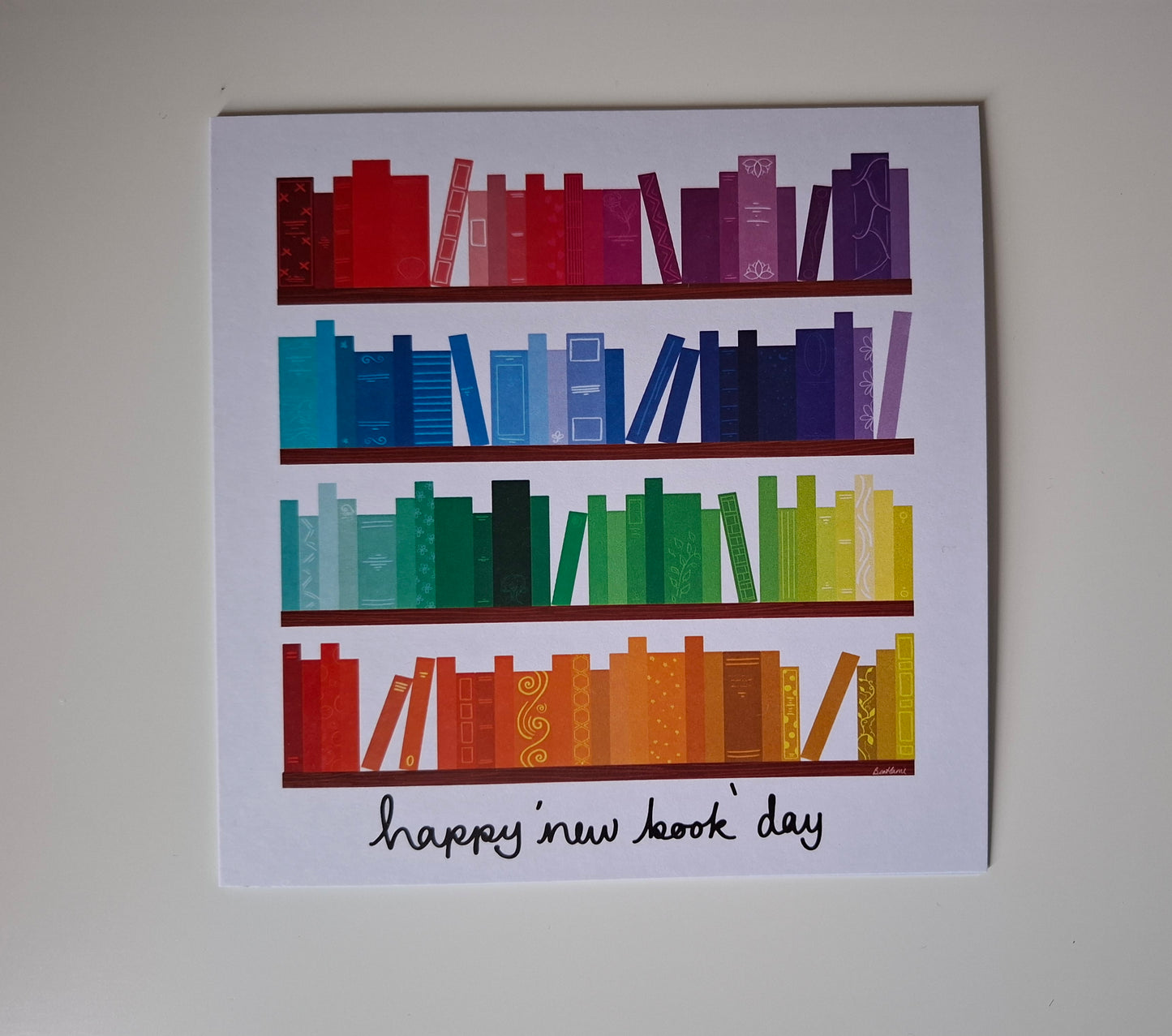 Happy 'new book' day- Greeting Card