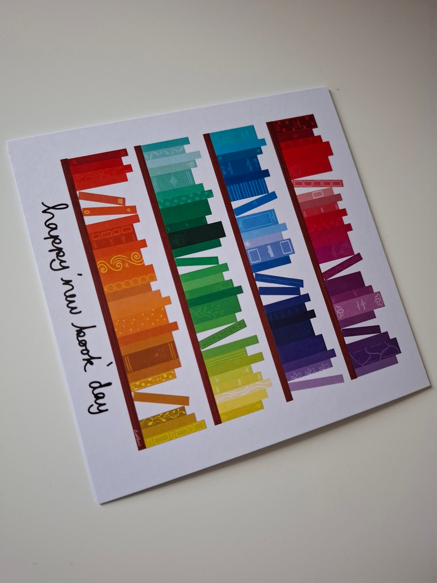 Happy 'new book' day- Greeting Card