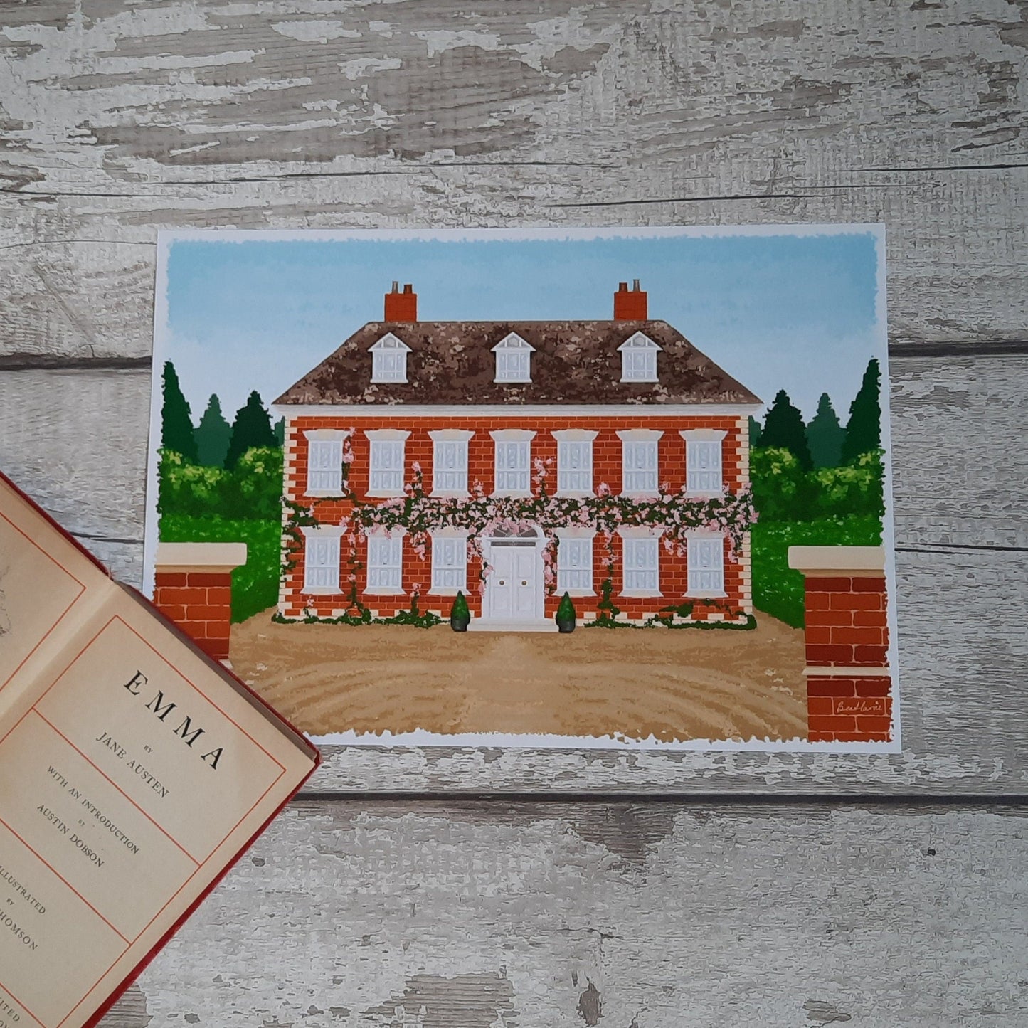 Hartfield - art print - Inspired by Jane Austen's Emma