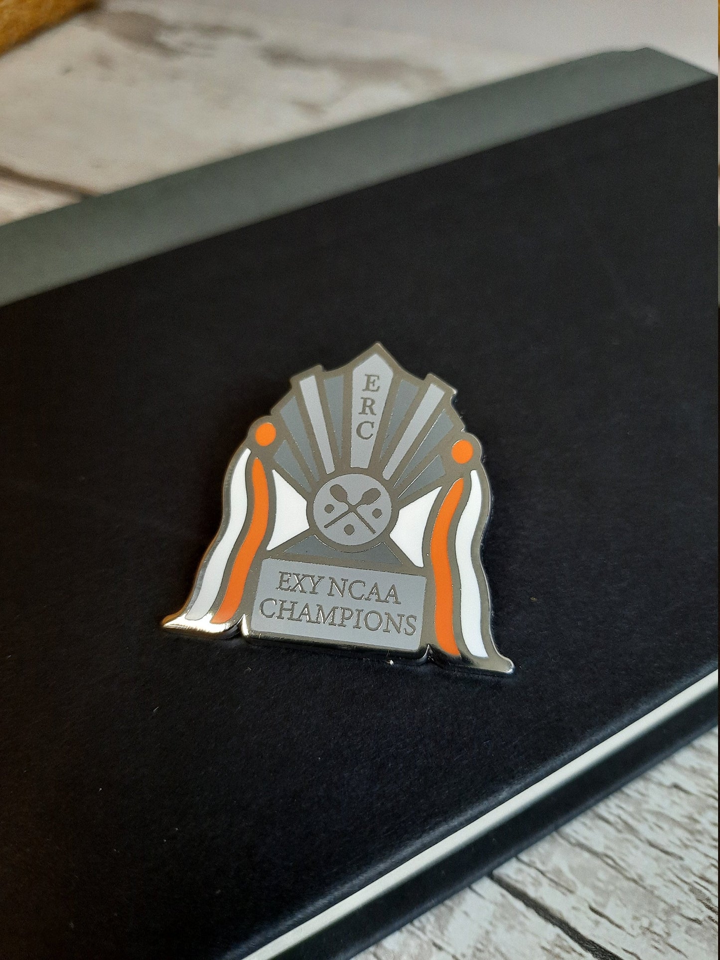 Exy Champions - Enamel Pin - All For the Game/The Foxhole Court by Nora Sakavik