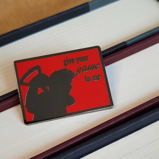 Game - AFTG Enamel Pin - Kevin Day - All For the Game/The Foxhole Court by Nora Sakavik